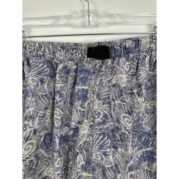 Vintage Columbia Large Purple Floral Printed Shorts Belted - Picture 5 of 15